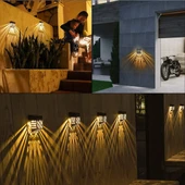 Greentech Güneş Enerjili Duvar ve Çit LED Aydınlatma 4 Adet / GT-SL22 - 3