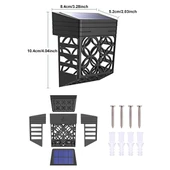 Greentech Güneş Enerjili Duvar ve Çit LED Aydınlatma 4 Adet / GT-SL22 - 5