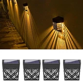 Greentech Güneş Enerjili Duvar ve Çit LED Aydınlatma 4 Adet / GT-SL22 - 8
