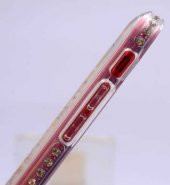 Apple iPhone 6 Plus Kılıf Zore Sıralı Taşlı Sıvılı Silikon - 3