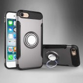Apple iPhone 7 Kılıf Zore Yüzüklü Verus Kapak - 9