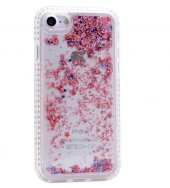 Apple iPhone 6 Plus Kılıf Zore Sıralı Taşlı Sıvılı Silikon - 8