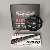 DID BAJAJ PULSAR NS 200 ZİNCİR DİŞLİ SETİ (2014-2023) O-RİNGLİ ZİNCİR (ÇELİK RENK) thumbnail 3