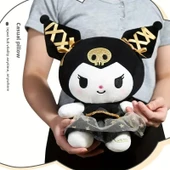 Kuromi Hello Kitty Özel Seri Sanrio 25 Cm Peluş Oyuncak Sanrio Kuromi Plush Hediyelik Oyuncak - 1