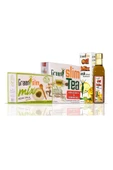 Mix Çay-toz-yağ 3'lü Destek Set Açlık Otlu Detox Detoks Set1 - 3