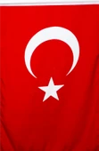 Sopalı Türk Bayrağı 30x45 cm Alpaka Kumaş 50 Adet+5 Adet HEDİYE - 2