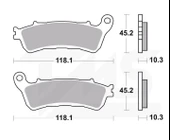 BRAKİNG HONDA GL1800 GOLDWİNG (2018-2024) SİNTERLİ ÖN FREN BALATASI thumbnail 1