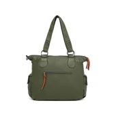 Yıkama Deri Omuz Askılı Kadın Çantası 21K Barcelona 1926 - 3