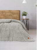 Cotton Box Wave Tek Kişilik Yorgan Gri 155x215 cm - 1