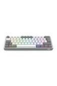 Redragon K616 Fizz PRO RGB Red Switch 2.4GHz Kablosuz Türkçe Mekanik Oyuncu Klavyesi Beyaz, Gri - 4