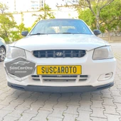 Hyundai Accent Admire Milenyum 2000-2006 Uyumlu Üniversal V2 Laguna Lip Esnek Ön Lip 2 Parça Tampon Altı Dil Karlık Ön Ek thumbnail 6