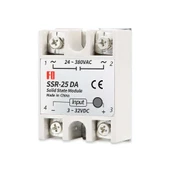 SSR-25DA SSR Röle AC Çıkış DC Tetik  25A AC 24-380V Tek Fazlı Solid State Röle Elektronik Anahtar Termostat Resiztans Motor Lamba Makine thumbnail 6