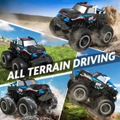 EXHOBBY Amfibi Uzaktan Kumandalı Araba 2.4GHz 1:20 - 2