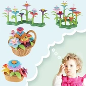 BIRANCO Çiçek Bahçesi Yapı Oyuncakları - 1