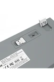Redragon K616 Fizz PRO RGB Red Switch 2.4GHz Kablosuz Türkçe Mekanik Oyuncu Klavyesi Gri, Beyaz - 8