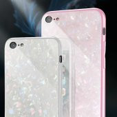 Apple iPhone 7 Kılıf Zore Marbel Cam Silikon - 4