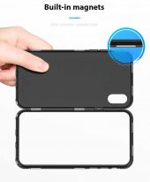 Apple iPhone X Kılıf Voero 360 Magnet Case - 3