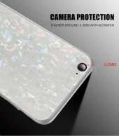 Apple iPhone 7 Kılıf Zore Marbel Cam Silikon - 8