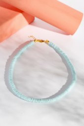 Açık Fimo Boncuk Kolye, Choker Kolye - 1
