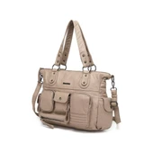 Yıkama Deri Omuz Askılı Kadın Çantası 21K Barcelona 1926 thumbnail 4