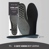 BU02 - 2 Cm Boy Uzatıcı | Gizli Topuk Yükseltici, Yastıklamalı Boy Uzatma Iç Tabanlık - 1