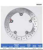 BRAKİNG BMW R 1200 R (2006-2018) ARKA FREN DİSKİ thumbnail 3