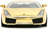 Jada Toys Hızlı ve Öfkeli 1:24 Lamborghini Gallardo Altın Krom Döküm Araba - 3