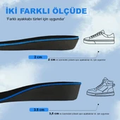 BU02 - 2 Cm Boy Uzatıcı | Gizli Topuk Yükseltici, Yastıklamalı Boy Uzatma Iç Tabanlık - 5