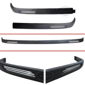 Peugeot 207 2006-2014 Uyumlu Üniversal V2 Laguna Lip Esnek Ön Lip 2 Parça Tampon Altı Dil Karlık Ön Ek - 9