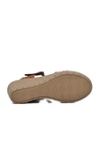 Ayakmod Taba  Kadın Düz Sandalet 390243 Z - 5