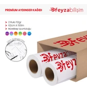 Feyza Bilişim   Plankopya Ozalit  Aydınger (Çizim) Kağıdı  112gr  Rulo 62cm x 150mt (2 Rulo) - 1