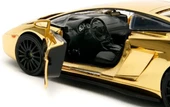 Jada Toys Hızlı ve Öfkeli 1:24 Lamborghini Gallardo Altın Krom Döküm Araba - 8