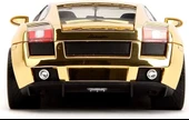 Jada Toys Hızlı ve Öfkeli 1:24 Lamborghini Gallardo Altın Krom Döküm Araba - 5
