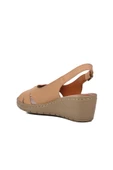 Ayakmod Nude Kadın Düz Sandalet 390244 Z - 4