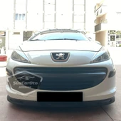 Peugeot 207 2006-2014 Uyumlu Üniversal V2 Laguna Lip Esnek Ön Lip 2 Parça Tampon Altı Dil Karlık Ön Ek - 1