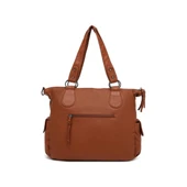 Yıkama Deri Omuz Askılı Kadın Çantası 21K Barcelona 1926 thumbnail 3