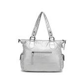 Yıkama Deri Omuz Askılı Kadın Çantası 21K Barcelona 1926 thumbnail 3