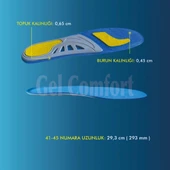 GC11 | Yumuşak Jel Spor Ayakkabı Tabanı, Şok Emici, Ark Destekli Ortopedik Konfor Iç Tabanlık thumbnail 5