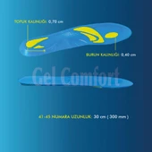 GC13 | Yumuşak Jel, Rahat, Konfor, Sneaker Ve Spor Ayakkabılar Için Ortopedik Destekli Iç Tabanlık thumbnail 5