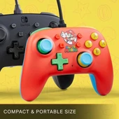PowerA Nano Kablolu Oyun Kolu - Nintendo Switch Mario Bros - 5