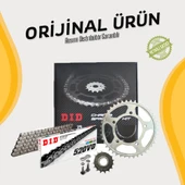 DID CFMOTO 250SR ZİNCİR DİŞLİ SETİ (2018-2023) O-RİNGLİ ZİNCİR (ÇELİK RENK) - 2