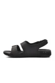 Ayakmod Siyah Erkek Düz Sandalet 80-954 M - 2