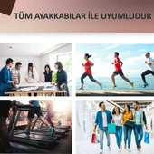 LT02 - Deri Yarım Ortopedik | Ark Destekli, Koku Önleyici Ve Ter Emici Hakiki Deri 3/4 Iç Tabanlık - 6