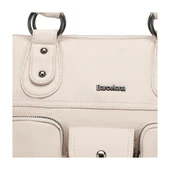 Yıkama Deri Omuz Askılı Kadın Çantası 21K Barcelona 1926 thumbnail 2