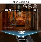 QASUL  Cep Klipsli Mini Kamera 1080 P Taşınabilir Dijital Video Kaydedici Bodycam 180° Lens - 6