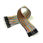 30cm 40 Pin Erkek Erkek Dupont Kablo  Ayrılabilir 2.54mm 10Renk Breadboard Atlama Kablosu Jumper Test Prototip Deneme Devre Bağlantı Tel - 4