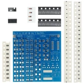 Smd Lehim Öğrenme Seti 62 Parça  Smt Elektronik Eğitim Kiti Deney Pratikleme Kartı Sop14 0603 0805 1206 Direnç Melf Diyot Sot23 Transistör thumbnail 7