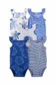 Carters Layette Kız Bebek 5'li Kolsuz Body 1P184310R - 1