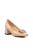 Ayakmod Nude Rugan  Kadın Topuklu Ayakkabı 312053 Z - 3