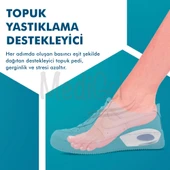MG03 - Silikon Topuk Desteği | Topuk Dikeni Için Yumuşak Ortopedik Topuk Pedi, Şok Emici Gizli Jel - 2